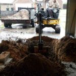 Digging Garage Shelter