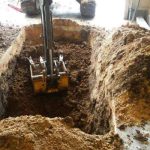 Digging Garage Shelter