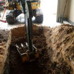 Digging Underground Garage Shelter