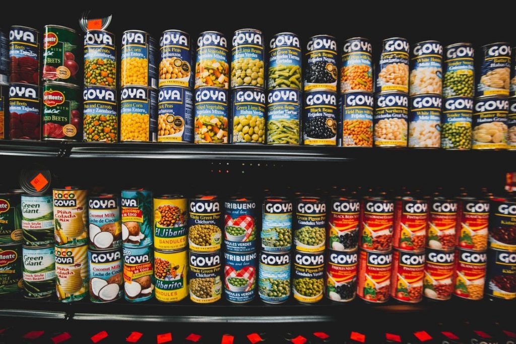 Non-perishables like canned foods also need to be checked for expiration periodically.