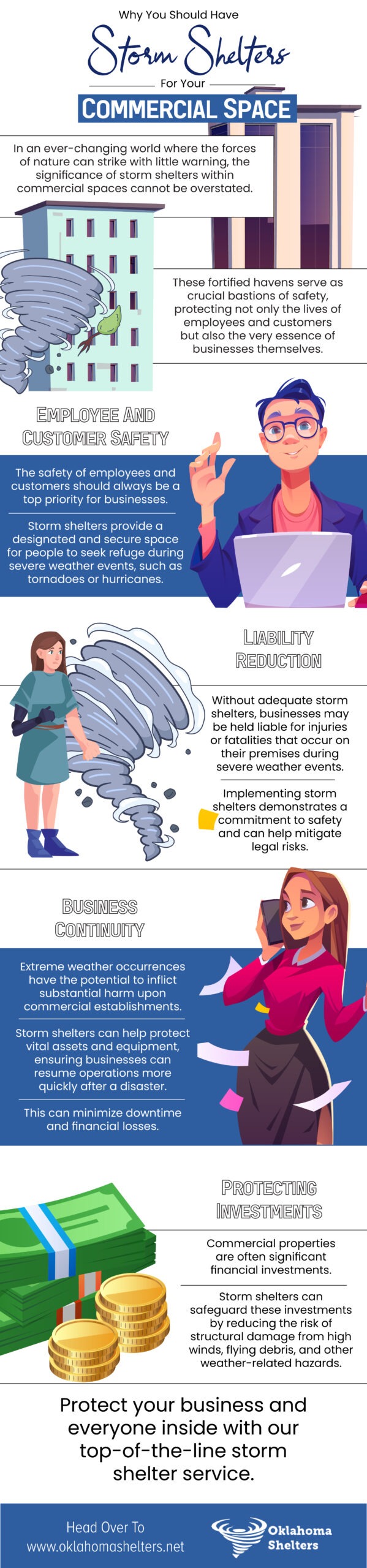 Why You Should have Storm Shelters For Your Commercial Space Infogragh