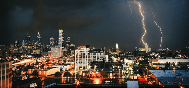 Thunder and lightning