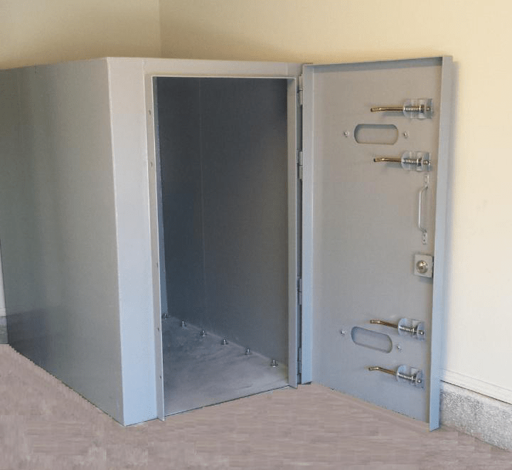 Inside of a safe room