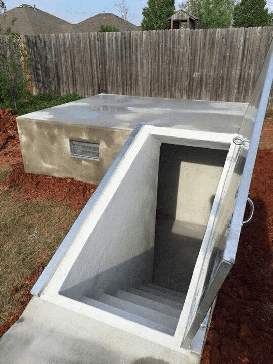in-ground storm shelter An in-ground storm shelter