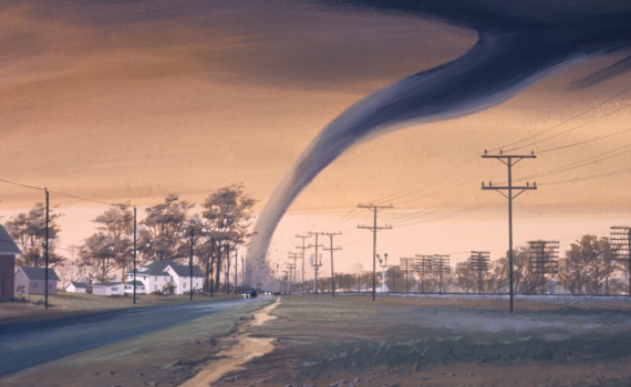 A dangerous tornado