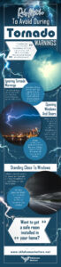 Risky Mistakes To Avoid During Tornado Warnings Infograph