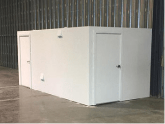 A storm shelter by Oklahoma Shelters