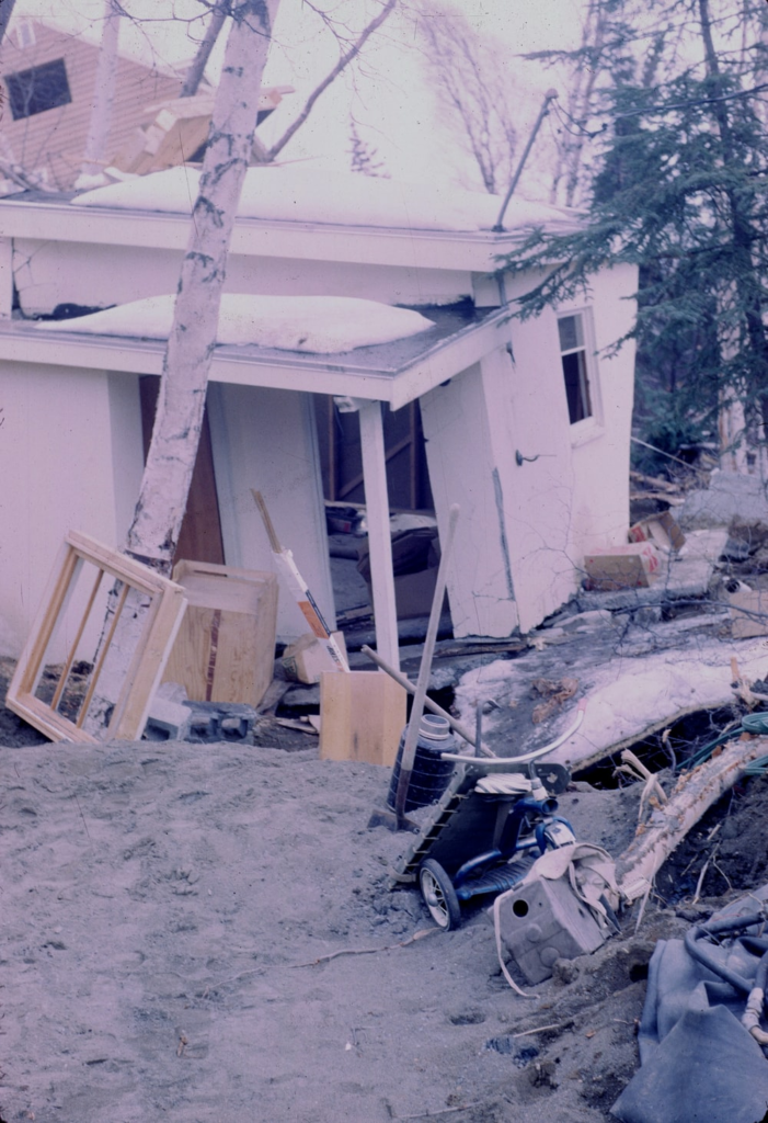 Home wreckage after a tornado